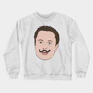 Elon Muskstache Crewneck Sweatshirt